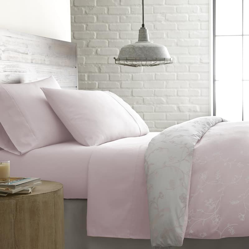 Sweetbrier Luxury Cotton Reversible Duvet Cover and Sham Set