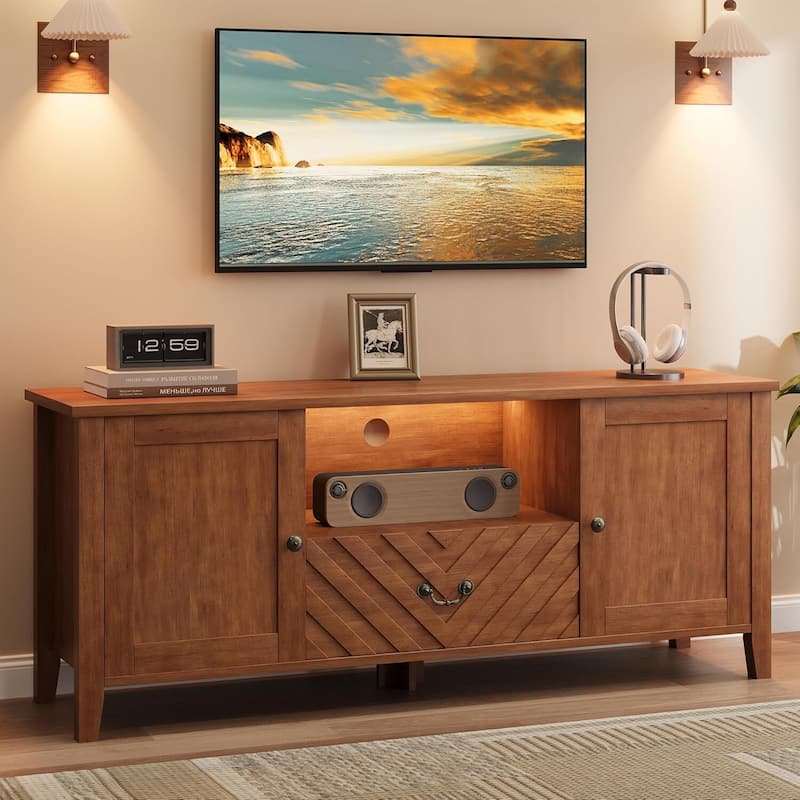 Entertainment Center TV Console Table, TV Stands for Living Room for 65 Inch TV - N/A