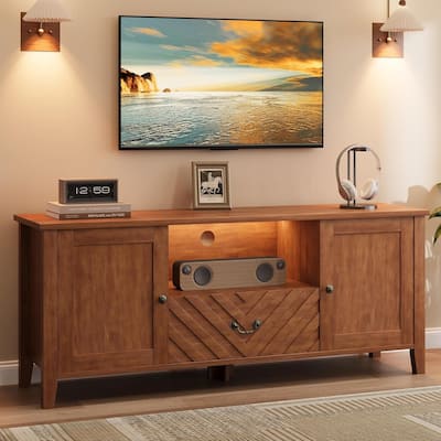 Entertainment Center TV Console Table, TV Stands for Living Room for 65 Inch TV - N/A