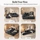 preview thumbnail 22 of 26, Indoor 108" Oversized Loveseat Sofa Lounge Chair with Fluffy Comfy Cloud Couch - 1 Set