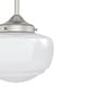preview thumbnail 15 of 14, Hunter Saddle Creek 1-Light Mini Pendant / Semi-Flush Mount Ceiling Light - Kitchen Island, Dining Room, Hallway