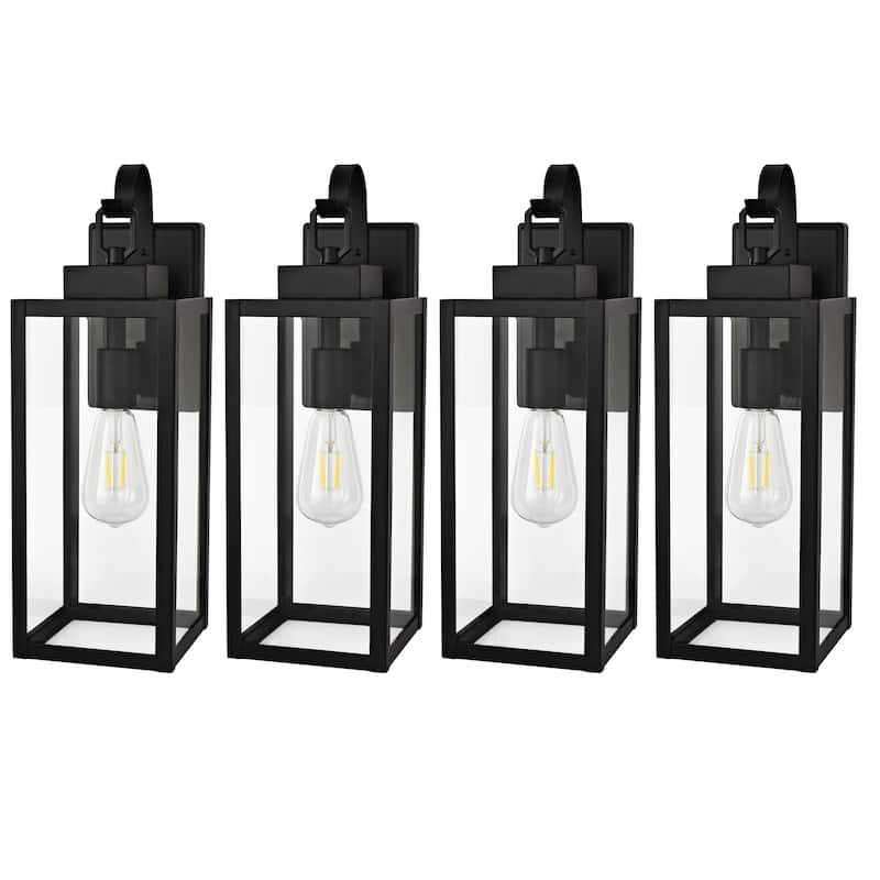 4 Pack 1-Light Outdoor Wall Sconce