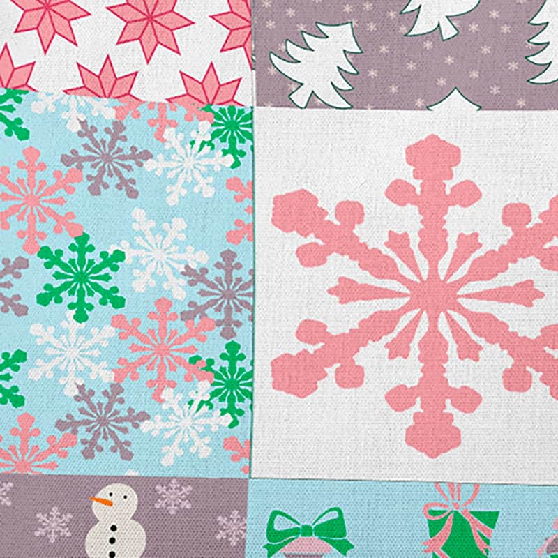 Quilted Christmas Accent Pillow