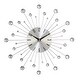 preview thumbnail 2 of 68, Gold / Copper / or Silver Iron Metal Starburst Sun Glam Wall Clock