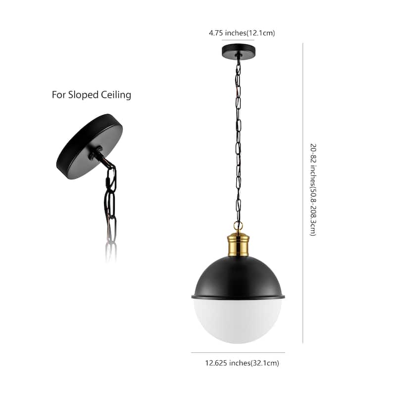 SAFAVIEH Lighting Gulseven 12.7-inch Pendant - 13" W x 13" D x 18" H - 13Wx13Dx18H