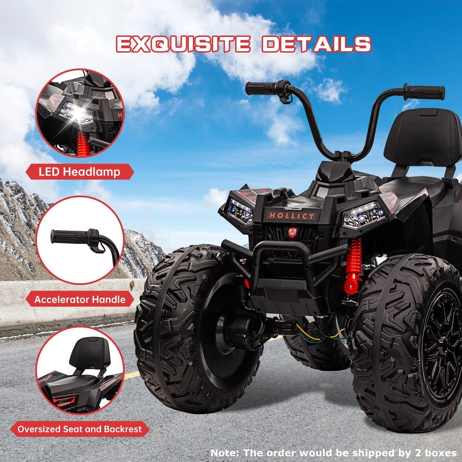 Kids 24 volt 4 wheeler 2025