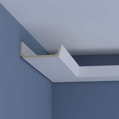 3 1/8"H x 7 7/8"P x 94 1/2"L Josie Crown Moulding - 1-Pack