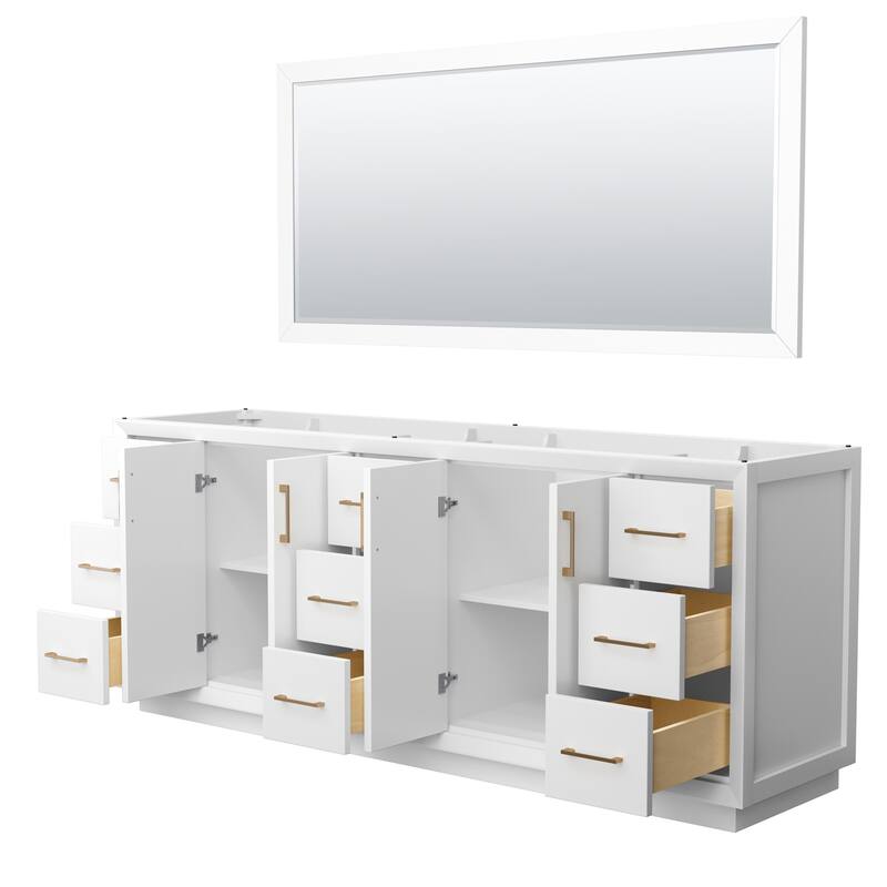 Wyndham Collection WCF414184D-CXSXX-M70 Strada 83" Double Free