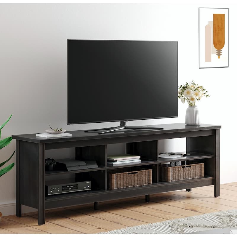 70 Inch TV Stand for 75'' TV, Classic Entertainment Center TV Console