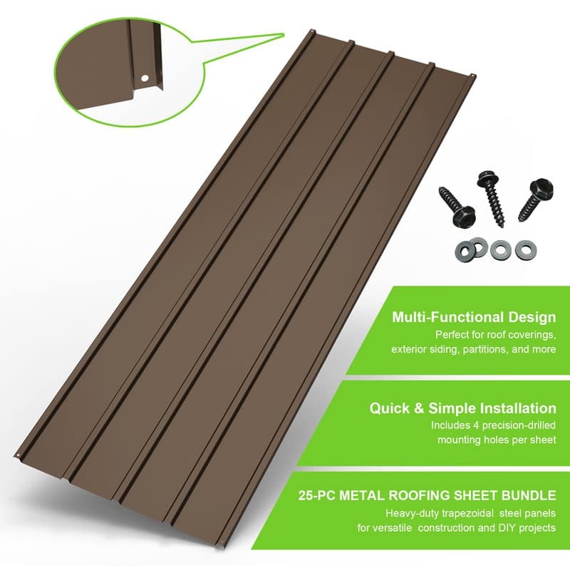 Domi Premium Trapezoidal Steel Roofing & Cladding Panels - Ultimate Weather Protection