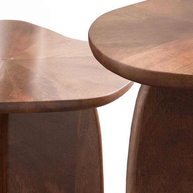 Kate and Laurel Kanna Wood 2pc Table Set - 2 Piece