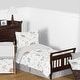 preview thumbnail 1 of 3, Farm Animals Collection Boy Girl 5-piece Toddler-size Comforter Set - Watercolor Farmhouse Lattice Horse Cow Sheep Pig