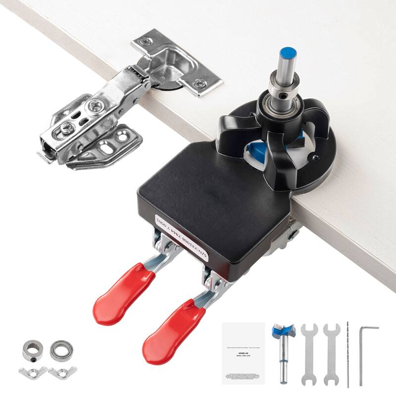 Door Hinge Jig for Door Hinge Groove and Door Lock Installation - 35MM Hinge Opener
