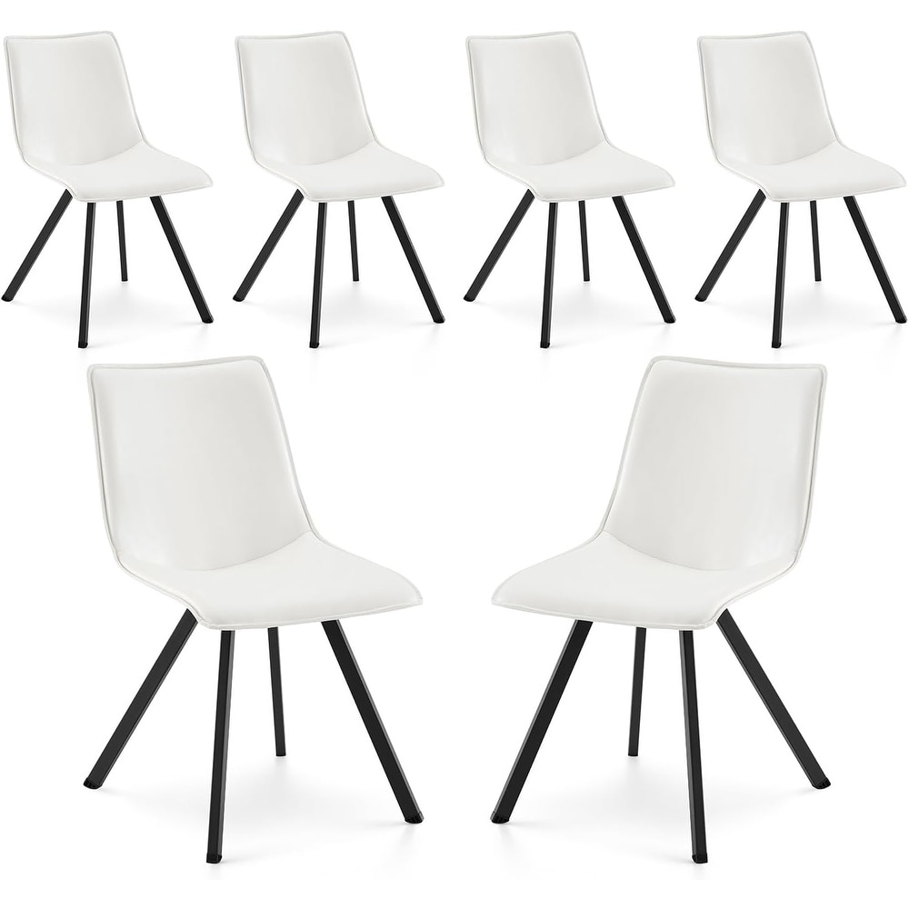 White Set of 6 Dining Chairs Bed Bath Beyond