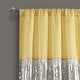 preview thumbnail 42 of 105, Silver Orchid Page Two-tone Faux Silk Single Curtain Panel