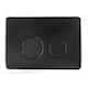 Option Black Round - Push Plates (Metal)