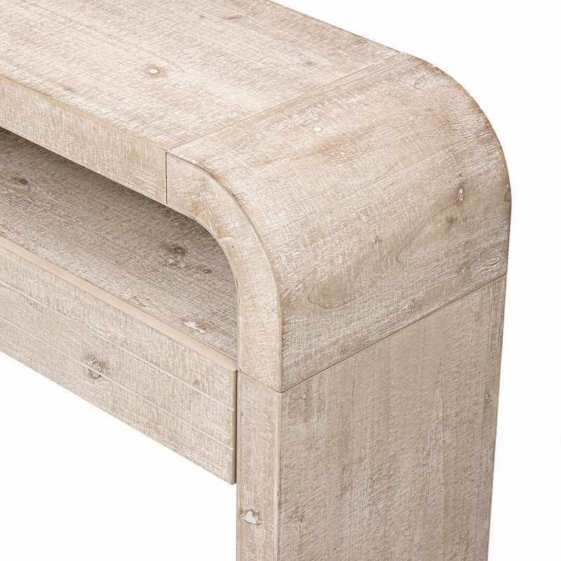 Console Table Entryway Table, Natural Wood Wash