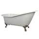 Option White / Brushed Nickel Feet