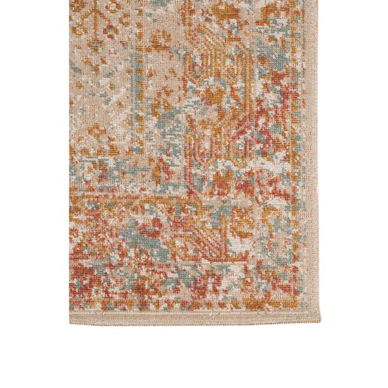 Ethereal Vintage Bordered Area Rug