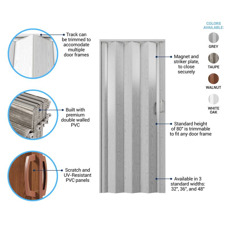 Loft Premium Double-Walled Foldable Accordion Door