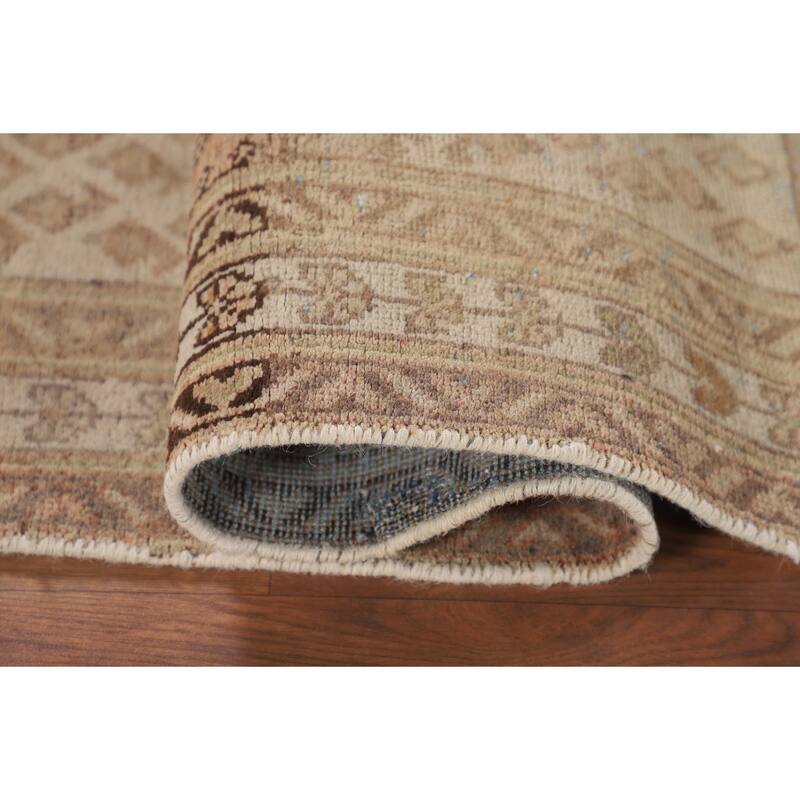 Geometric Botemir Persian Accent Rug Handmade Wool Carpet - 3'4"x 4'10"