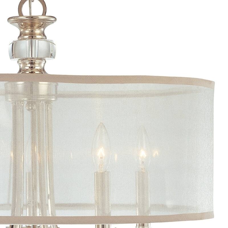 Crystorama Lighting Group 5625 Hampton 5 Light 24" Wide Drum