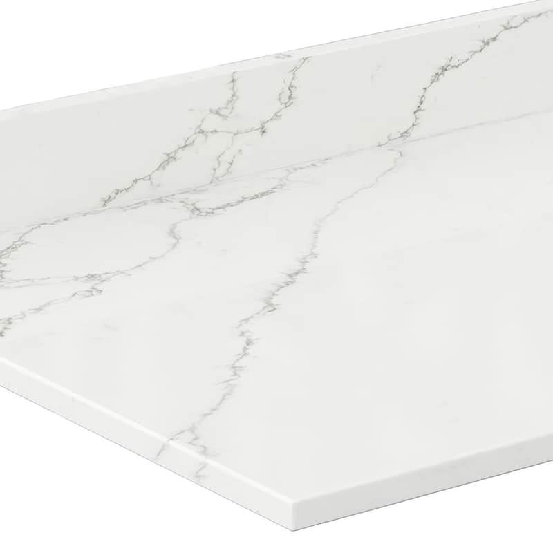 Wyndham Collection WCFQC154STOPUNS-Q 54" Quartz Vanity Top with