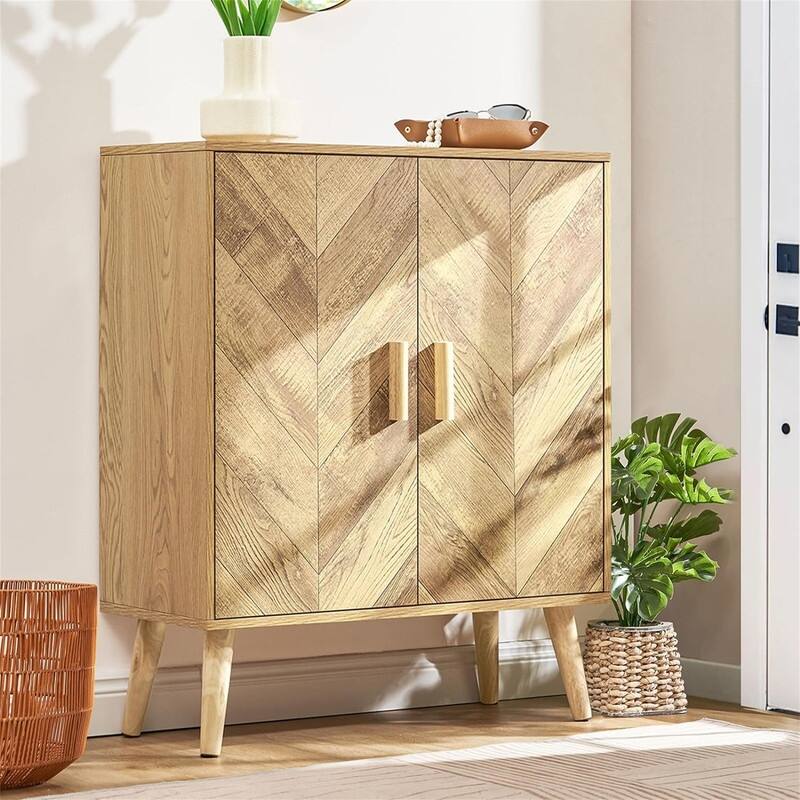 uffet Cabinet with Adjustable Shelf - 11.8"D x 27.6"W x 31.3"H
