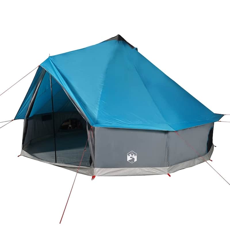vidaXL Family Tent Tipi Blue Waterproof