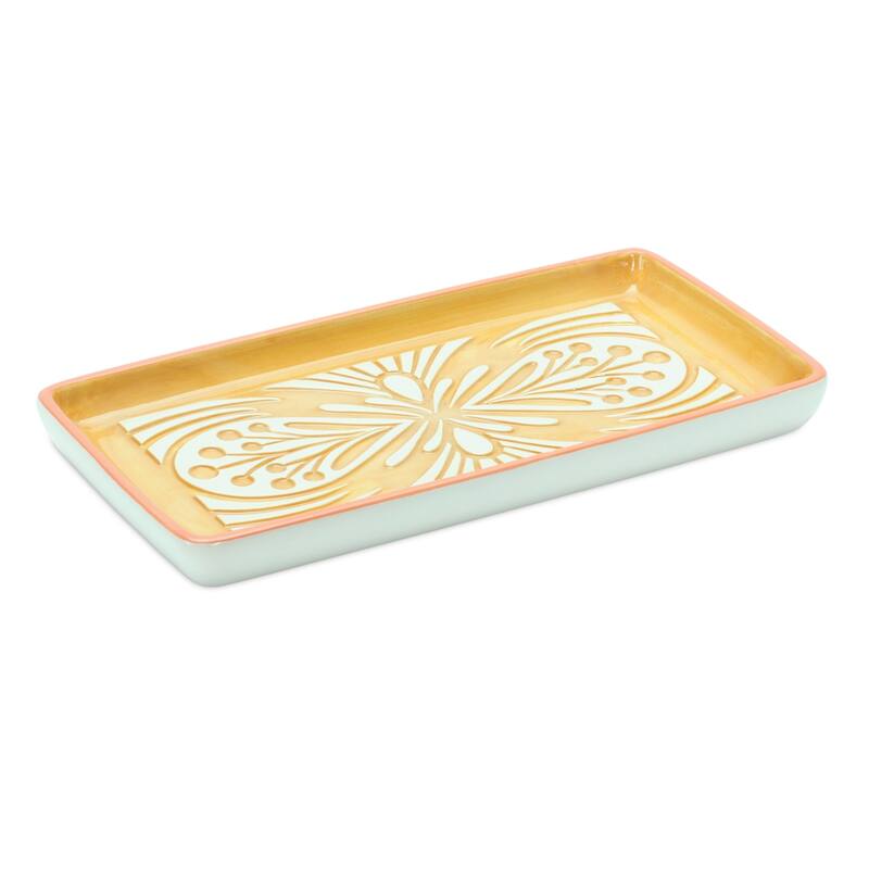 Ceramic Tray (Set of 6) - 8 x 4.25 x 3.25 - 8 x 4.25 x 3.25