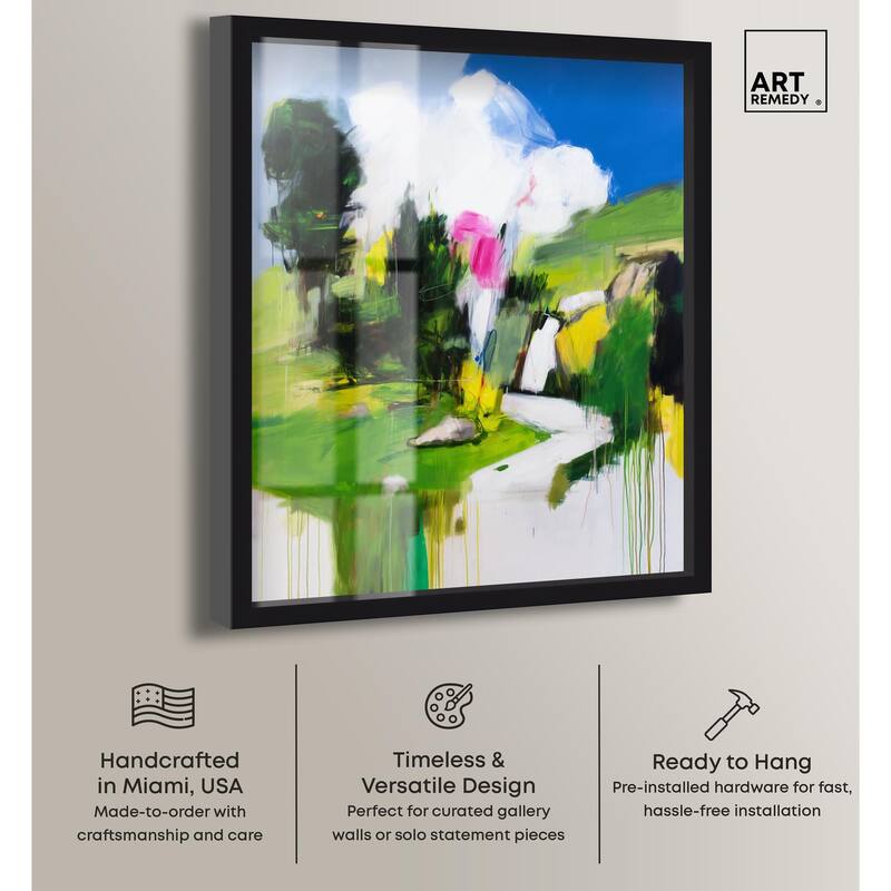 Swiss Fields Shadowbox by Art Remedy