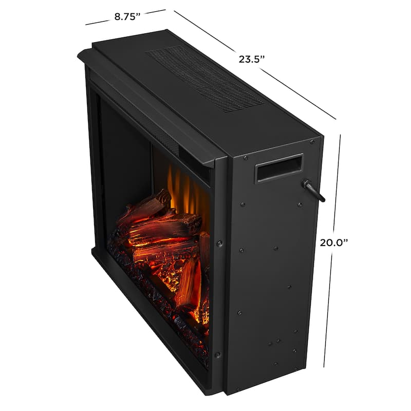Kipling 53.5" Electric Fireplace in White by Real Flame