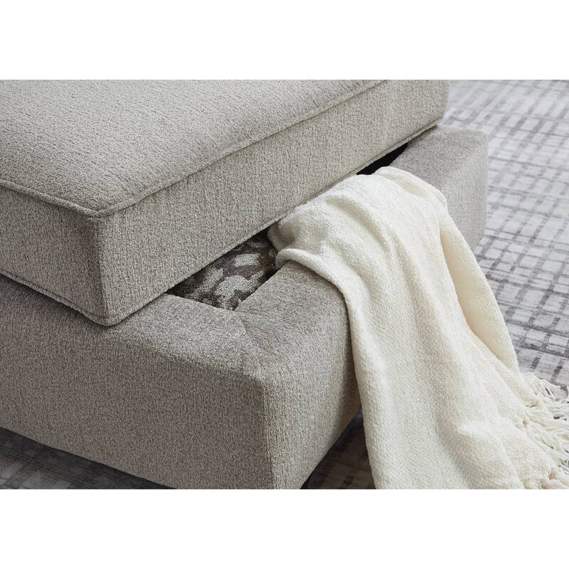 Signature Design by Ashley Claireah Umber Ottoman With Storage