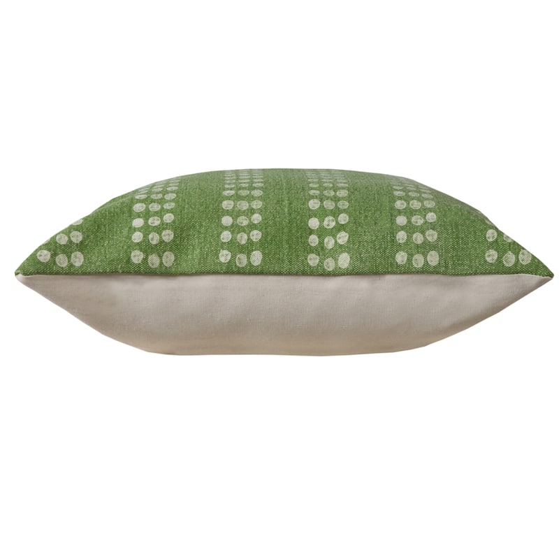 Sevita Polka Dot Stripe Stonewash Throw Pillow, Single or Set of 2