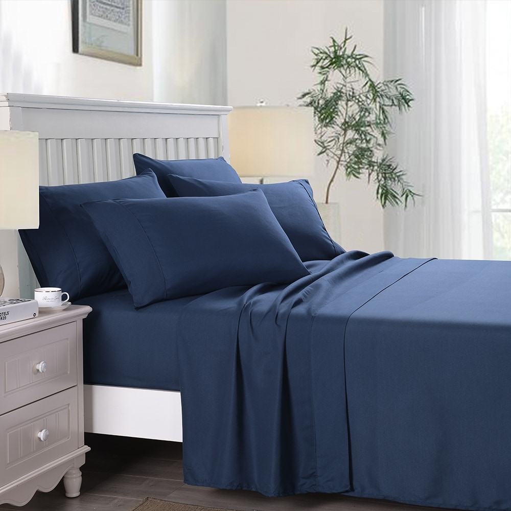 Queen,  Assorted Sizes , Colors Details about   BYSURE Hotel Luxury Bed Sheets Set 6 Piece 