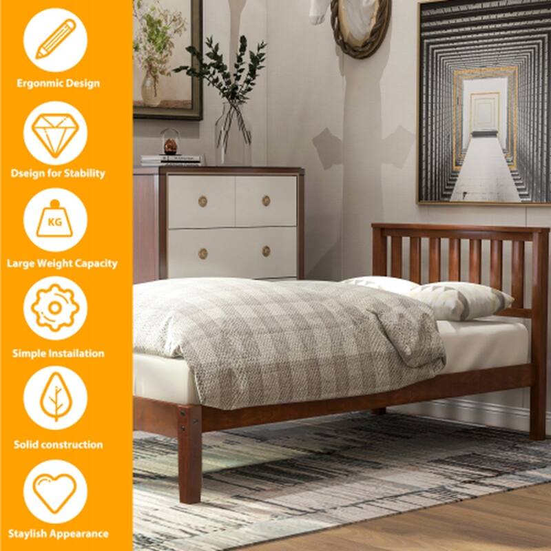 Wood Platform Bed