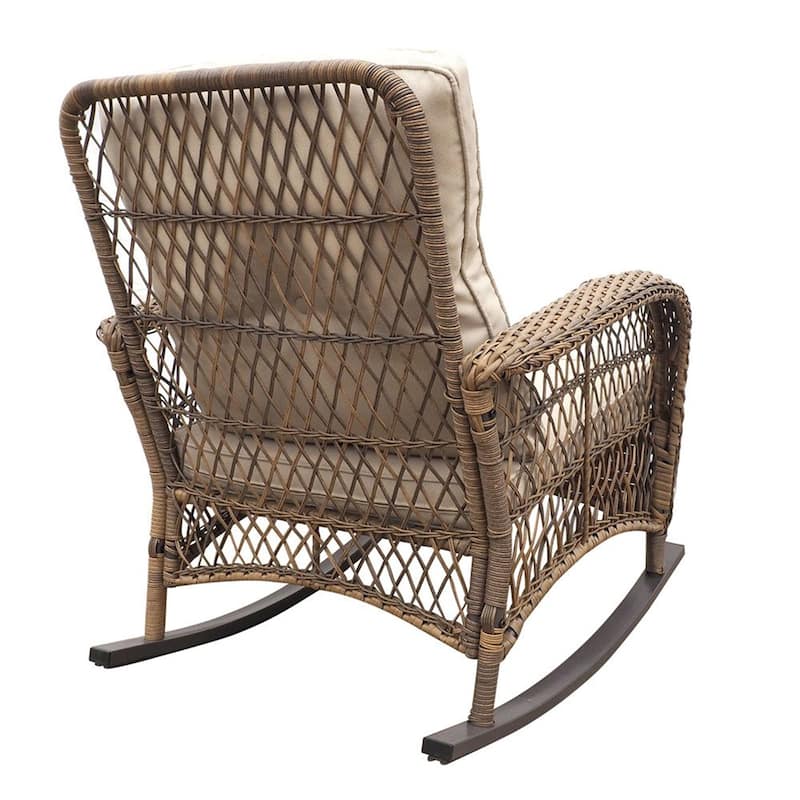 Outdoor Wicker Rocking Chair