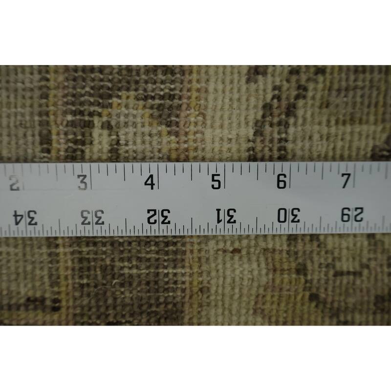 Hand Knotted Oriental 100% Wool Carpet Traditional All-Over Greys & Charcoal Ziegler Area Rug - 8' 10'' X 6' 0''