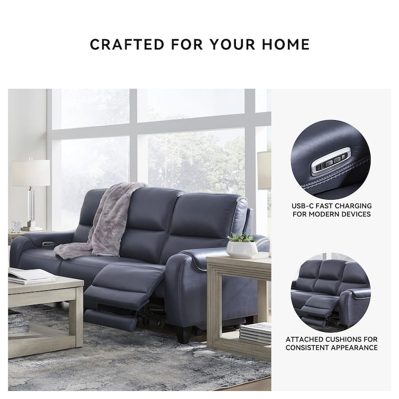 Signature Design by Ashley Mercomatic Power Reclining Sofa - 85.25" W x 39.75" D x 42" H