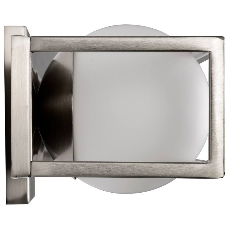 Jenkins 24 Inch 3 Light LED Vanity Brushed Nickel with Frosted Glass - Brushed Nickel