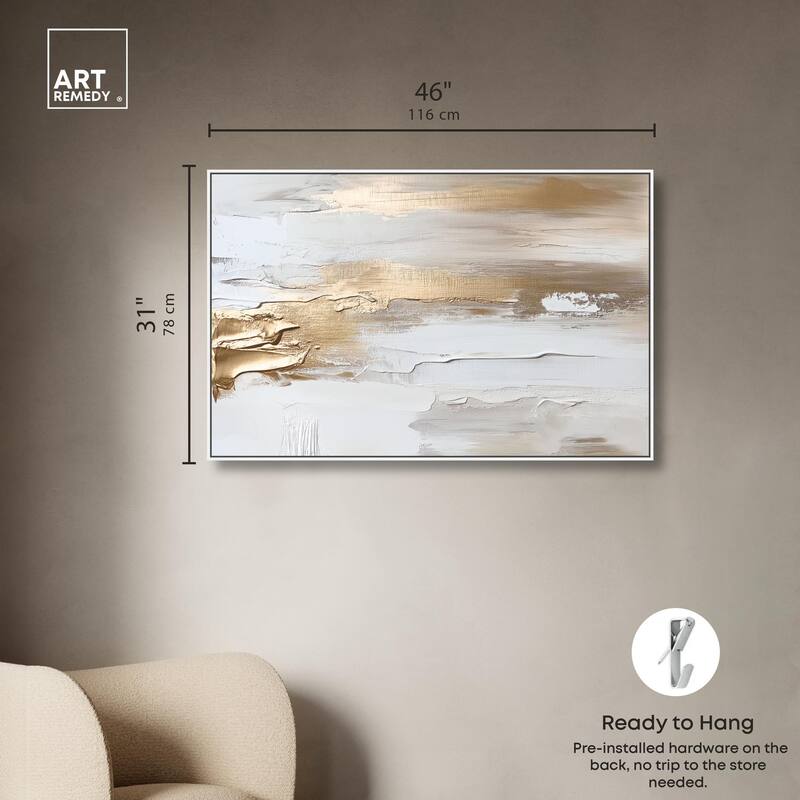Soothing Waves Canvas by Art Remedy
