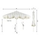 preview thumbnail 73 of 157, 9ft Tassel Patio Umbrella Auto-Tilt, Crank , by JONATHAN Y