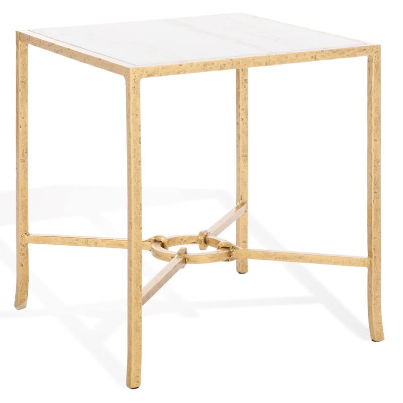 SAFAVIEH Couture Tauri Forged Metal Square Accent Table - 19"W x 19"D x 20"H