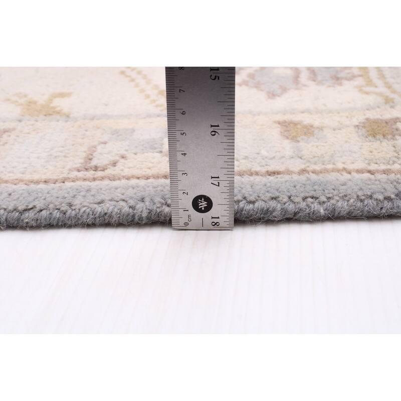 ECARPETGALLERY Hand-knotted Royal Oushak Grey Wool Rug - 8'3 x 9'10