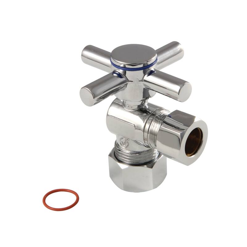 Kingston Brass Concord 2-3/16" Brass Angle Stop Valve - 1/2" and 5/8"