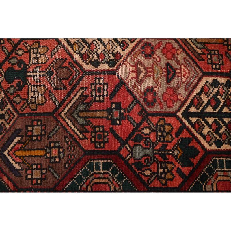 ECARPETGALLERY Hand-knotted Kayseri Vintage Red Wool Rug - 6'4 x 9'0