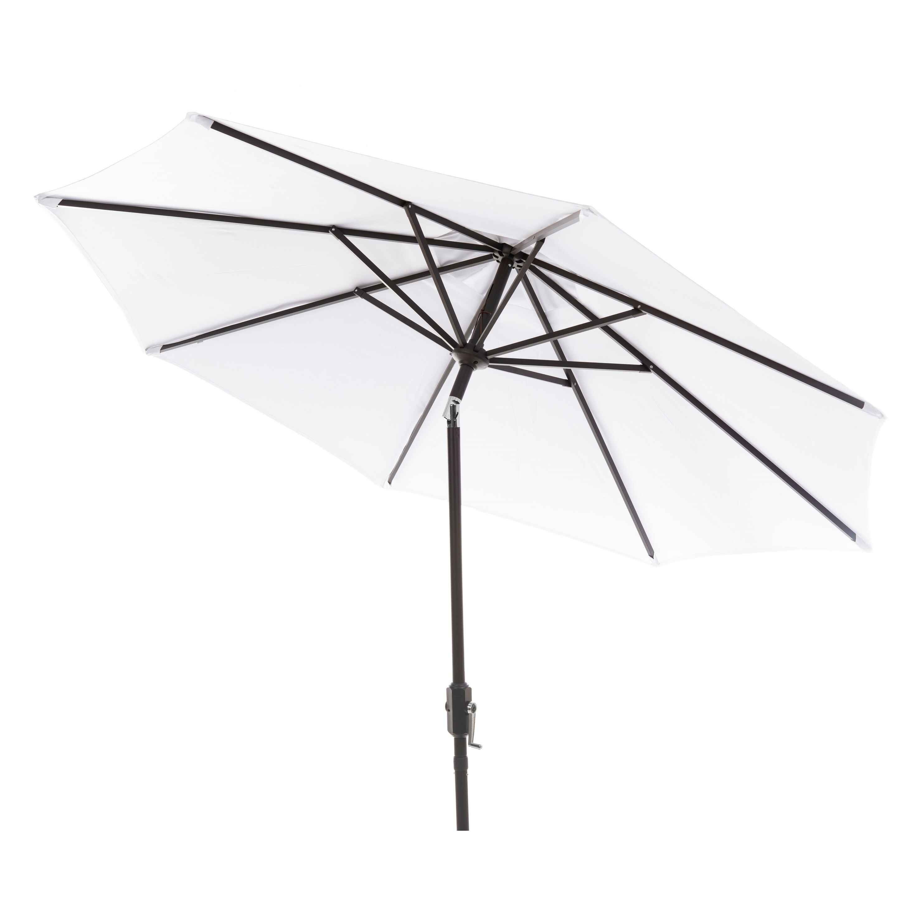 Shop Black Friday Deals On Safavieh Outdoor Ortega 9 Ft Crank Umbrella Base Not Included Overstock 22639023