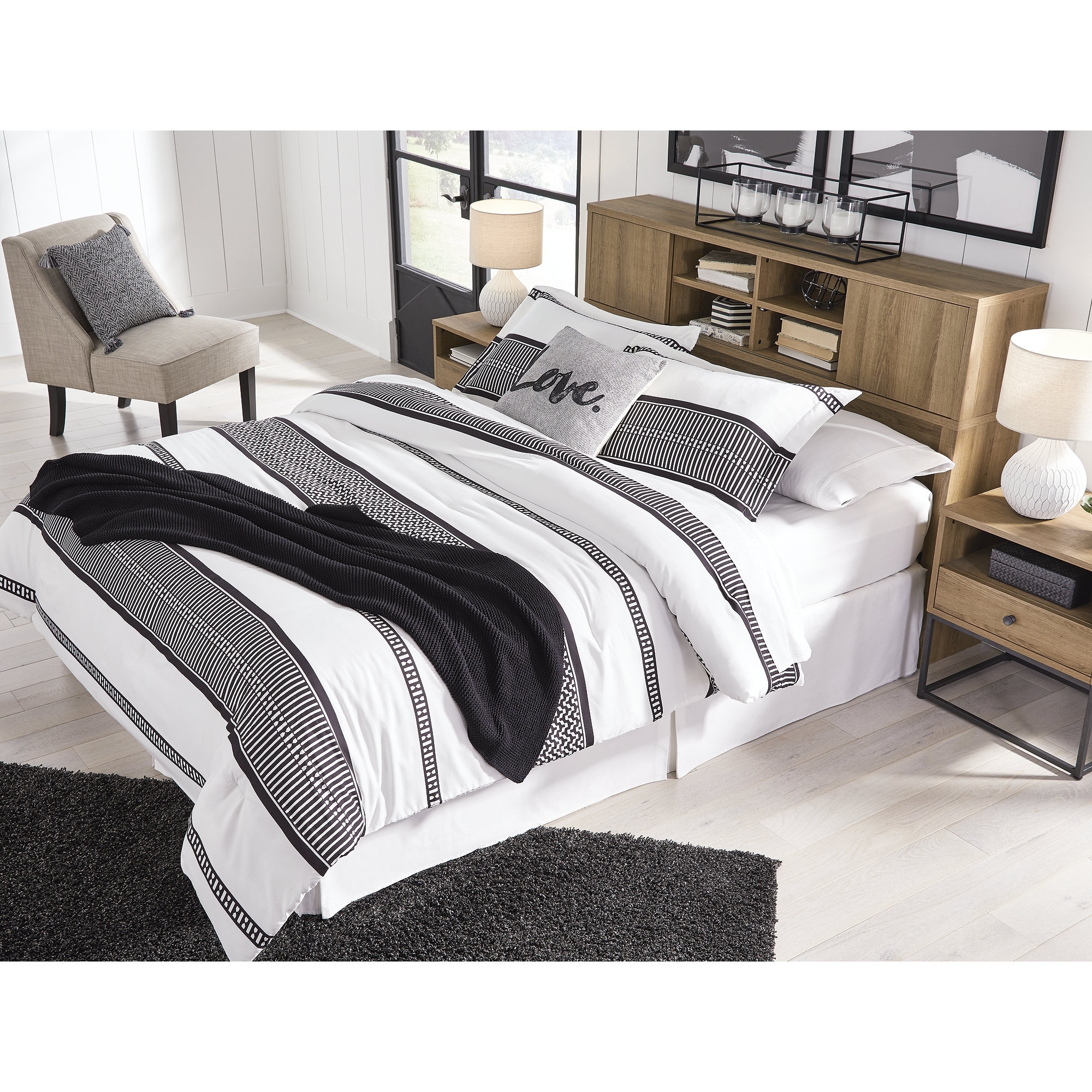 Wood Finish Storage Headboards Bed Bath & Beyond