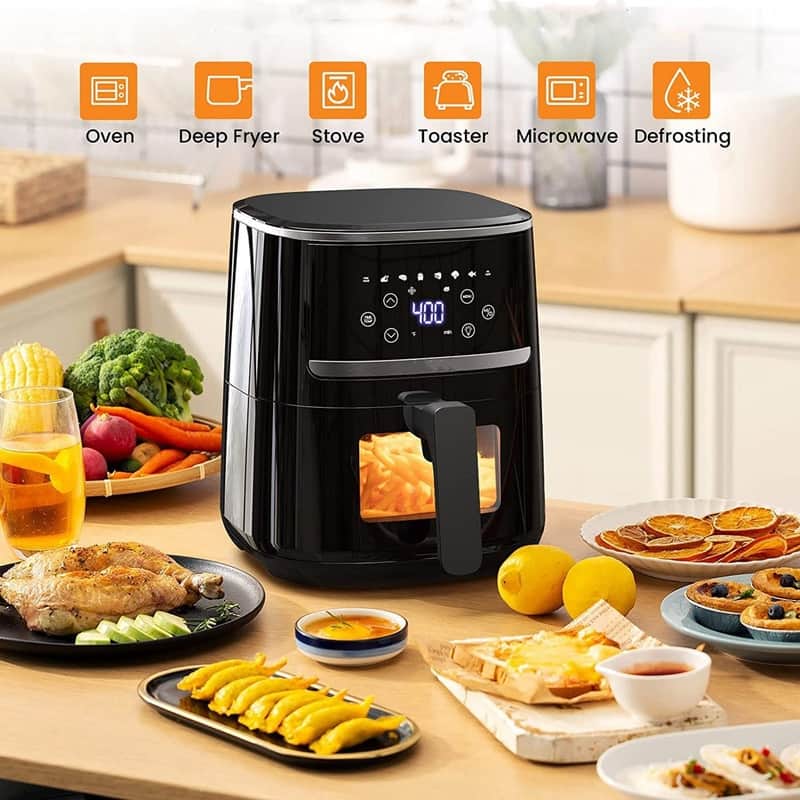 5 Quart Smart Air Fryer, 8 Preset with Visible Window On Sale Bed