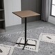 preview thumbnail 8 of 18, HOMCOM Industrial Bar Table Adjustable Pub Table 23.5" Square Dining Desk for Kitchen Living Room Café